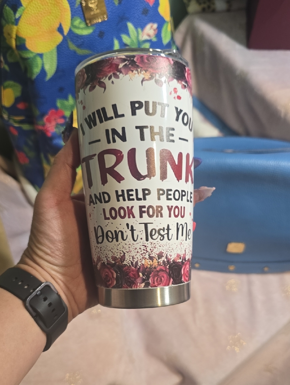 In the trunk cup